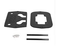 Support batterie en métal pour Optima 34/78, plateau de maintien robuste et universel - Fixation sécurisée anti - vibrations, résistant aux intempéries, idéal voitures, camions e (Un (noir))