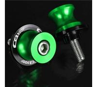 Support béquille Moto Bobines De Bras Oscillant CNC 8 Mm pour CB300F CB 300F 2013 2014 2015 2016 2017 2018 2019(8MM Green Logo)