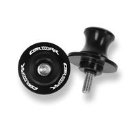 Support béquille Moto Kit De Glissières D'essieu pour Moto en Alliage D'aluminium CNC - Protection Anti-Collision pour Bras Oscillant 8 Mm pour CBR1000RR(Black)