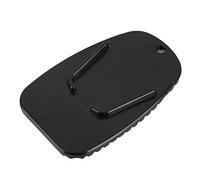 Support Béquille Moto Latérale Plaque, Plaque de support universelle Coussin de béquille de moto Coussin de Repose-pieds Bequille Atelier Moto pour Parking Extérieur au Sol Mou