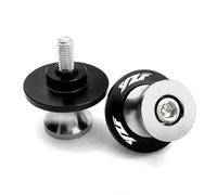 Support béquille Moto pour YZF R3 R25 R6 R1 2013-2019 pour YZF R6 Yzfr3 YZFR1 1999-2018 Moto Bras Oscillant Support Vis Bras Oscillant Bobines Curseurs(Silver-1)