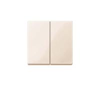 Support blanc brillant pour interrupteurs en série - Plaque de recouvrement pour interrupteur / bouton 432544