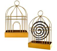 Support Bobine Anti Moustique, 2pcs Support Spirale Anti Moustique Exterieur, Durable Support Serpentin Anti Moustique, Support de Bobine Anti-Moustique pour Chambre À Coucher, Salon