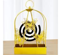 Support Bobine Moustique, Support de Bobine de Moustique Spirale Anti-Moustiques, Métal Brûleur d'Encens, Porte Encens Métal Classique, Support Bobine Anti-Moustique Portatif, Mosquito Coil Holder (B)