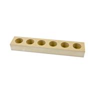 SUPPORT BOIS MDF POUR 6 TUBES À ESSAI