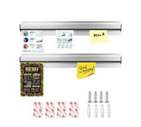 Support Bon de Commande Restaurant Porte Bons de Commande à Billes Pince Porte Fiches Porte Ticket Commande Montage Mural pour Factures Papier Reçus Commande Cuisines Bars Restaurant (2 Pièces 30cm)