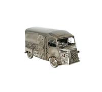 Support bouteille métallique Fourgonnette - Gris - 19 x 34.5 x 15 cm - Livré sans bouteille