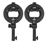 Support Bowens 2X pour flash cobra, snoot et softbox V850II, 860II et AD200Pro