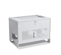 Support Box Internet,Box Rangement,Meuble Box Internet,éTagèRe Flottante Murale Pour Routeur Wifi,éTagèRe Flottante Pour Composants Tv,2 éTages BoîTe De Rangement Moderne à Suspendre,Grande Capacité
