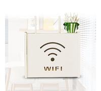 Support Box Internet Vertical Mural étagère TV Rangement Murale Chambre Petite Support Mural étagère Murale Flottante,A24x8.5x20cm
