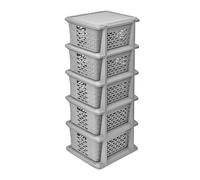 Support BranQ 5 paniers extensibles universels gris coton 1785