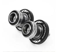 Support Bras Oscillant Moto pour YZFR1 YZFR3 YZFR6 YZFR7 YZFR9 YZF-R25 Bobines De Protection Bras Oscillant CNC M6 pour Moto, Supports Béquille D'atelier(Black)