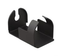 Support Brosse à Dents Électrique Mural 3 Support Brosse à Dents | Aluminium , fixation adhésive pour forte, perçage, pour idéal pour carrelage lisse, gain de place maximal(Black)