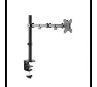 Support Bureau ART L-01X Noir pour écran 13"-32", Pince, VESA 75x75/100x100mm, Inclinaison -45°/+45°, Rotation -90°/+90°, Charge Max 8kg