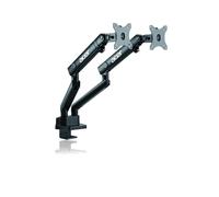 Support Bureau Double Écran Acer LC.MON11.002 : Pince, 2x32" Max, 8kg/Écran, VESA 75/100, Réglage Hauteur/Inclinaison/Rotation, Noir