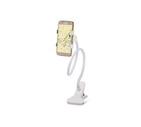 Support Bureau Lazy pour VIVO V11 Pro Smartphone Pince Clip Universel Flexible Reglable (BLANC)