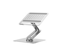 Support Bureau Pliable pour Ordinateur Portable en Aluminium Gris