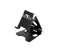 Support Bureau Smartphone / Tablette 4 à 10 Aluminium Inclinable Argent