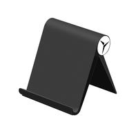 Support Bureau Tablette / Téléphone Réglable Multi-positions Design Pliable Noir