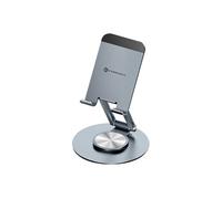Support pliable Forcell F-Grip Fold Stand 3 360 telephone tablette - Gris