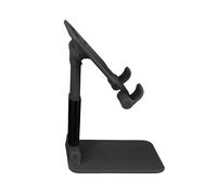 Support Bureau Universel Tige Réglable 20 cm / Angle Ajustable 0 à 140° -., Noir