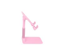 Support Bureau Universel Tige Réglable 20 cm / Angle Ajustable 0 à 140° Rose