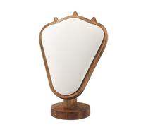 Support Buste Pour Collier Cadre de présentation bijoux en bois, modèle d'impression, accessoires vitrine comptoir, cadre collier(WHITE)