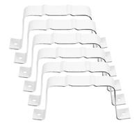 Support Caché de Gouttière en Alliage D'aluminium Blanche | Fixation à Montage en Surface, Installation Simple, Maintien Sûr des Conduits et Raccords, Usage Maison