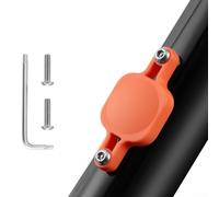 Support caché pour cadres de vélo offrant un support de détection de vol, coque résistante à l'abrasion et verrouillage à vis hexagonale (noir)