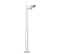 Support Caméra de Sécurite Poteau Montage Extra Long pour Caméras Surveillance Sécurité, Poteau De Support De Caméra De Sécurité D'arrière-Cour avec Vis(A Type,3 Sections 13ft/4m)