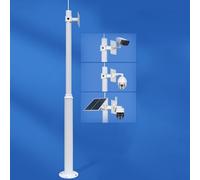 Support Camera Exterieur, Poteau Camera Surveillance, Universel Support Caméras de Surveillance(250cm/98in)