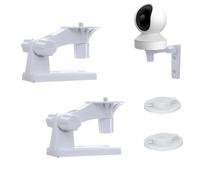 Support Caméra Mural Compatible avec Reolink E1/E1 Pro Caméra Surveillance, 2 Pièces Support Plafond pour Caméra Intérieure Extérieur, Rotation à 180 °