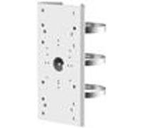 Support caméra pour poteau en acier inoxydable - Hikvision Blanc G
