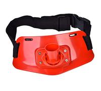 Support Cannes À Pêche Réglable Porte-Canne Ceinture De Pêche de pour Pêcher avec Boucle en Plastique (Red)
