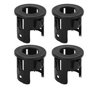 Support Capteur Aide au Stationnement, 4 Pièces ABS Enjoliveur | Boîtier Plastique ABS Kit Quatre Pièces Fixation Pare-Chocs Remplacement Direct Atelier Garage Accessoire Auto Durable