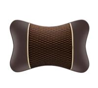 Support Car Pillow - Car Headrest | 30x19x11cm Cervical Pillows with Adjustable Strap, Leather Pp Cotton Polyester Cars Headrest Pillow for Travel, Travel Pillows for Cars, Seat Cushions for Comfort