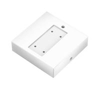 Support carré en bois pour Archet(To) - Blanc