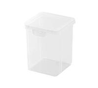 Support carré pour coton, distributeur Qtip, boîte de rangement transparent pour tampons de maquillage et cotons-tiges