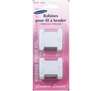 Support carton pour fils à broder les 50 cartes bobine mercerie BLANC G