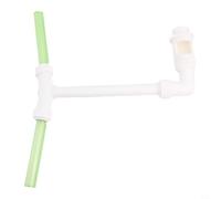 Support cascade pour piscine à double pulvérisation, équipé d'une buse cascade réglable avec débit réglable, pour une sortie d'eau de retour de 3,8 cm