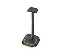 The G-Lab Support Casque Gamer K-Stand Néon RGB – Éclairage LED, Bouton on/off, Sélection couleur
