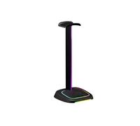 The G-Lab Support casque K-Stand Néon RGB HUB – Éclairage LED, USB-A/USB-C, bouton on/off