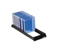 Hama Casier de rangement Spirit II – Système sur socle pour 22 boîtiers CD antidérapant Noir