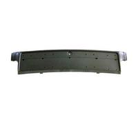 Support central de plaque immatriculation sur pare-chocs avant pour BMW Série 3 E36 Berline Coupé et Cabriolet (-10/1993) - lisse noir