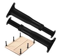 Support Central du Cadre De Réglable en Hauteur | Remplacement des Pieds De avec Supports Sécurisés 2 Pièces | Pieds De Support Polyvalents, Mise À Niveau De Réparation De Meubles De Maison Ro