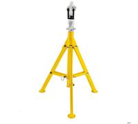 Support Chandelle À Tuyaux-Duoku-Capacité De 2 T-Hauteur Réglable De 32" À 55"-Support De Tuyau À Tête À Rouleau D'une