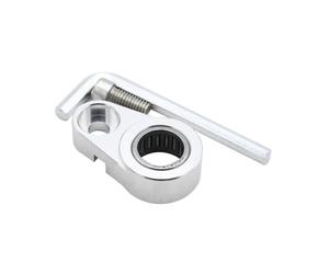 Support Changement Vitesse Pour CB500F Pour CB500X 2013-2018 | Support Stabilisateur Changement Vitesse En Aluminium CNC, Support Changement Vitesse Stabilisateur Axe Sélecteur(Silver)
