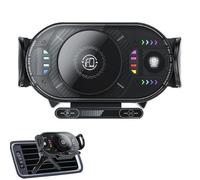 Support Chargeur de Téléphone pour Voiture,Charge Rapide Type-C Pliable,Support Téléphone avec Chargeur sans Fil pour Voiture | pour SUV Camionnette Ventilation Conducteur Conductrice GPS