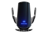 Support chargeur de voiture sans fil pour JMEV Elight EVeasy Limo 2024-2026 | Coussinets en silicone 20 % plus épais pour sécuriser le téléphone contre les chocs. Support de fixation automatique