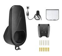 Support Chargeur, Organisateur câble Charge Type 2, EV Support Câble Voiture, Wallbox Mural pour Tesla Model 3 Highland/S/Y/X & autre Véhicule électrique, Normes Européennes et protection pluie OFFERT